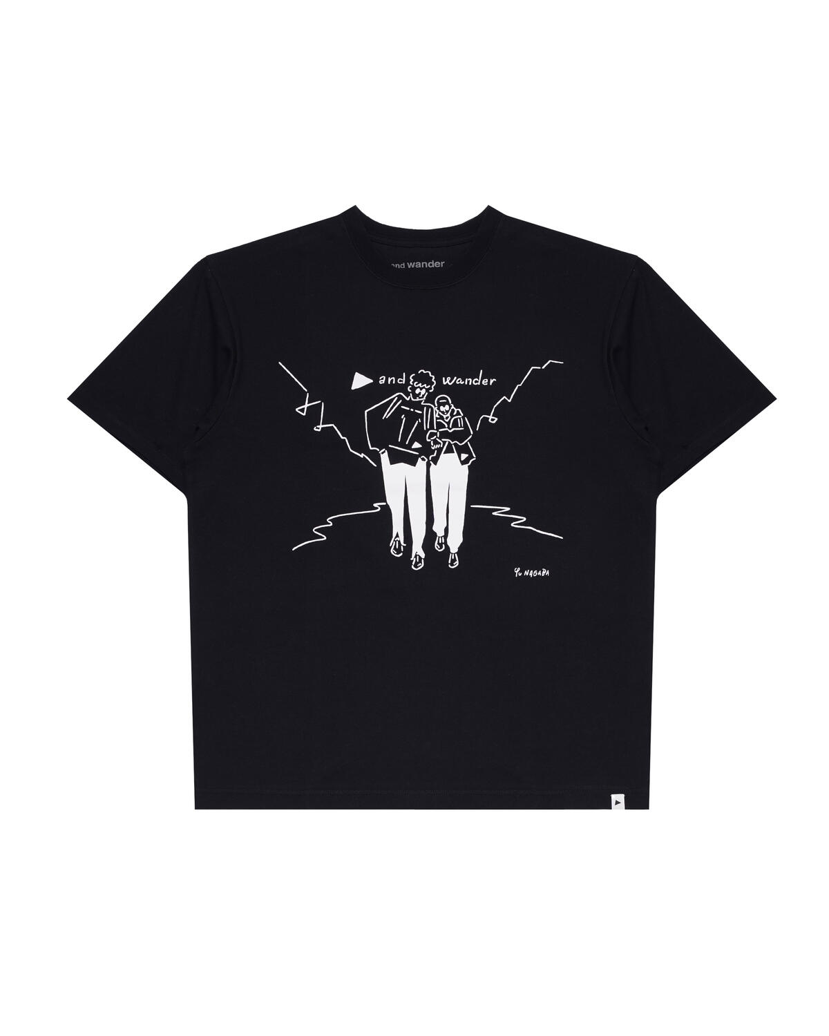and wander Yu Nagaba printed TEE | 5744184185010 | AFEW STORE